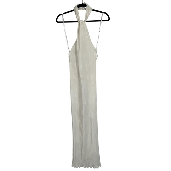 L'IDÉE Klum Satin Midi Dress in White NWT - Picture 5 of 9